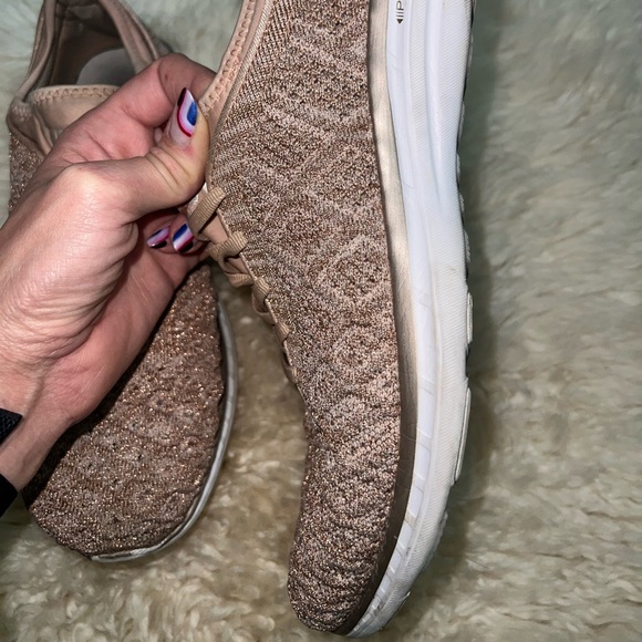 APL Women's Rose Gold Metallic TechLoom Phantom Sneakers - Picture 3 of 7